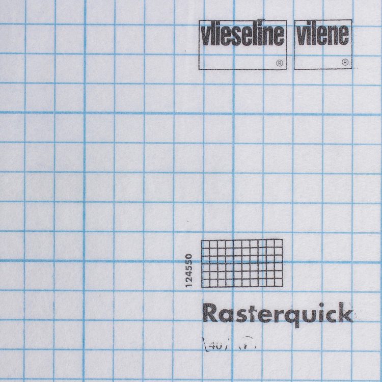 Vlieseline Rasterquick pour patch & patron 90 cm quadrillage